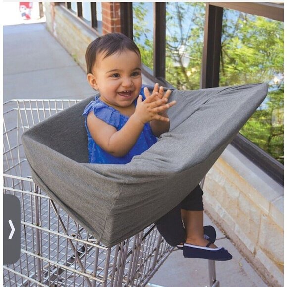 Go By Goldbug On The Go 5 In 1 Nursing Scarf Gray One Size Lightweight Breath - Picture 4 of 9